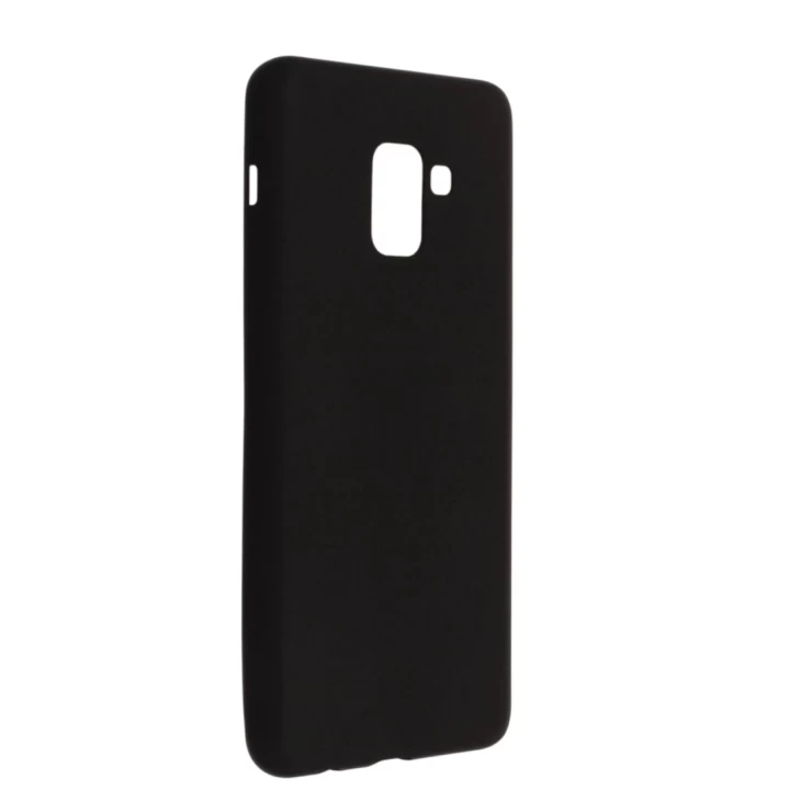 Samsung Galaxy A8 Plus 2018 Kılıf First Silikon - Siyah
