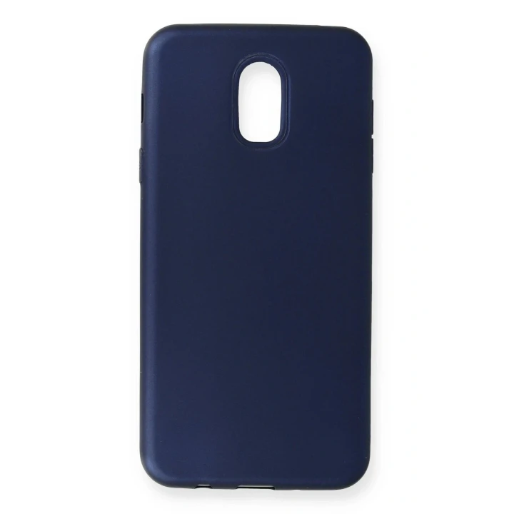 Samsung Galaxy C8 Kılıf First Silikon - Lacivert