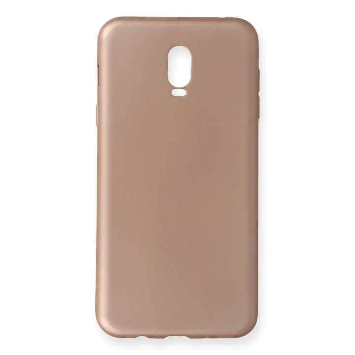 Samsung Galaxy C8 Kılıf First Silikon - Rose Gold
