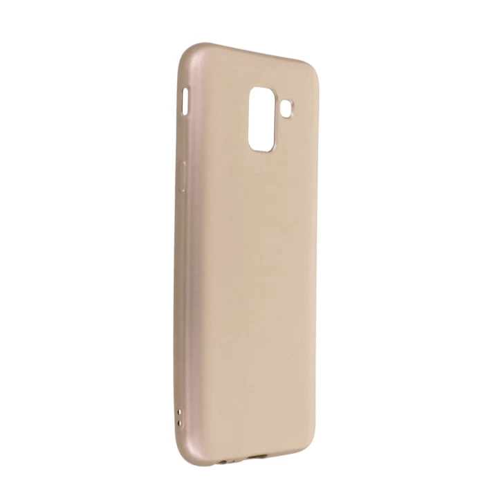 Samsung Galaxy J6 Kılıf First Silikon - Gold