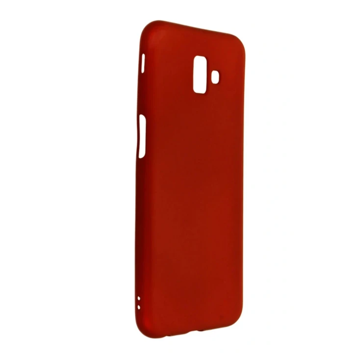 Samsung Galaxy J6 Plus Kılıf First Silikon - Bordo