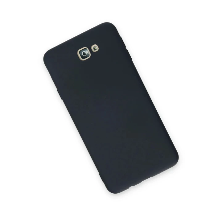 Samsung Galaxy J7 Prime Kılıf Nano içi Kadife Silikon - Lacivert