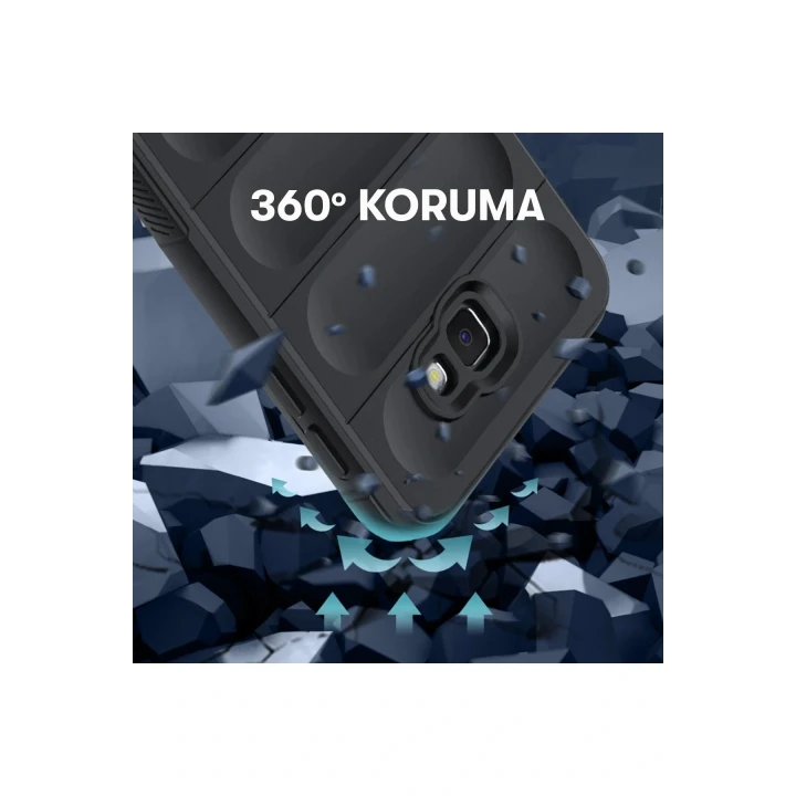 Samsung Galaxy J7 Prime Kılıf Optimum Silikon - Kırmızı