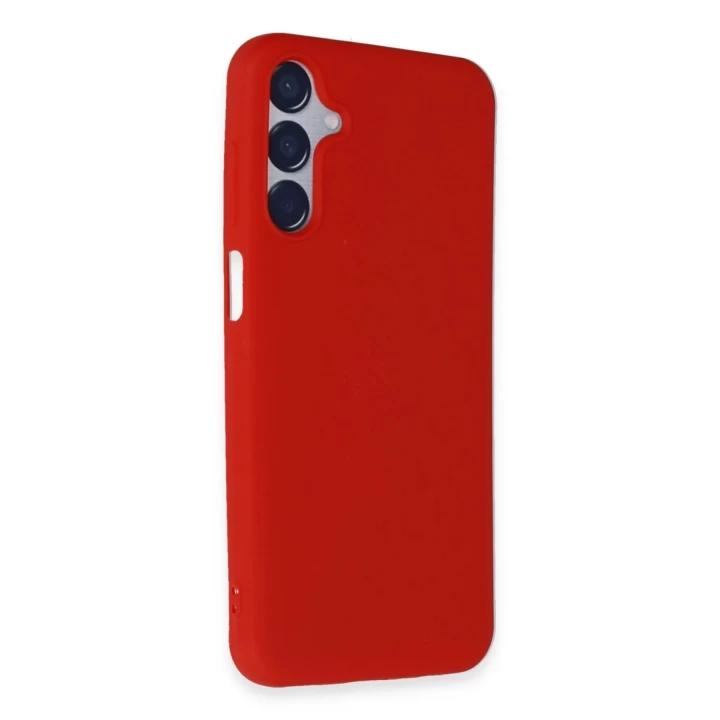Samsung Galaxy M15 Kılıf First Silikon - Kırmızı