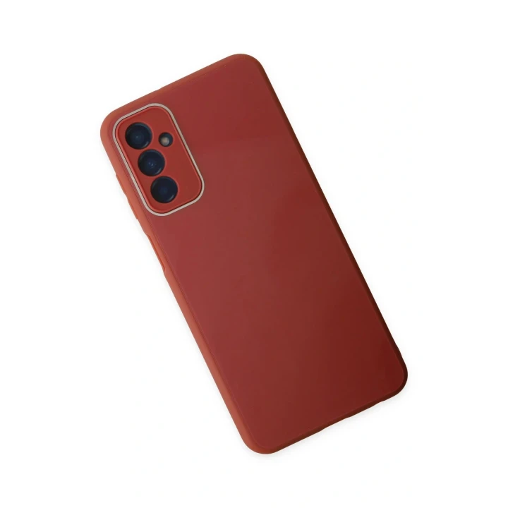 Samsung Galaxy M23 Kılıf Glass Kapak - Bordo