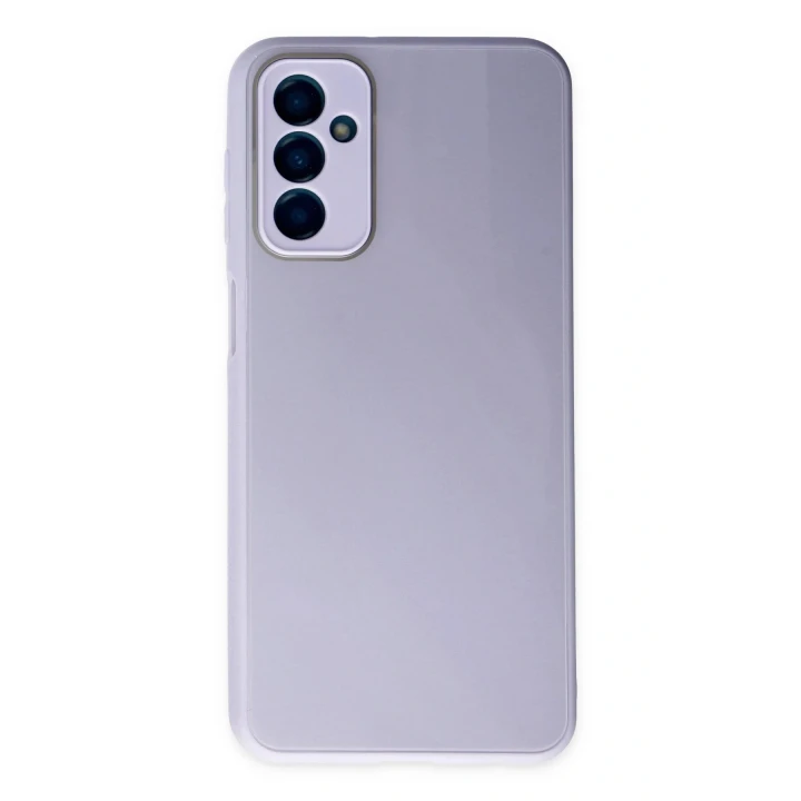 Samsung Galaxy M23 Kılıf Glass Kapak - Lila