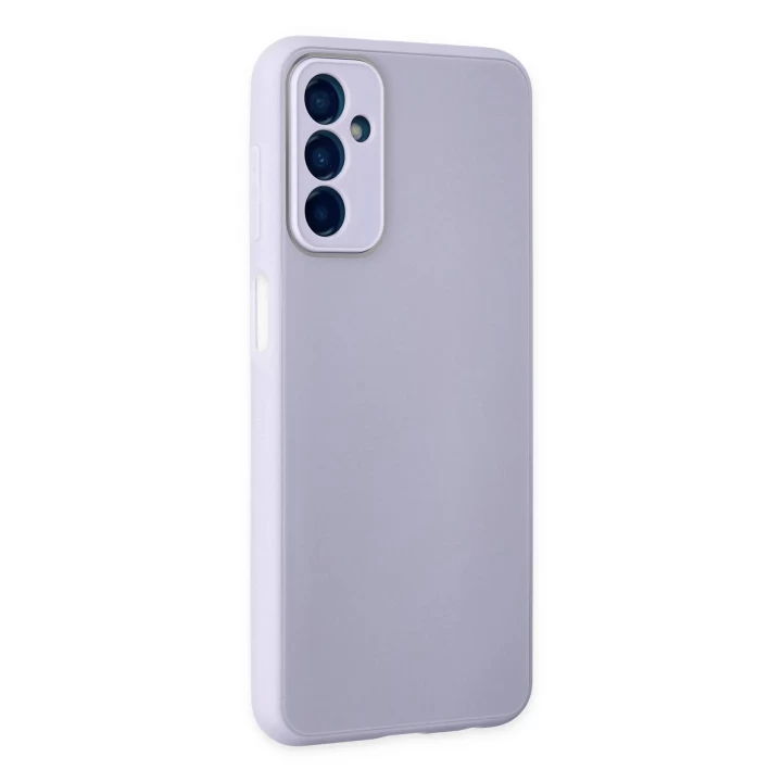 Samsung Galaxy M23 Kılıf Glass Kapak - Lila