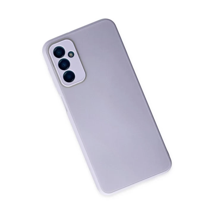 Samsung Galaxy M23 Kılıf Glass Kapak - Lila