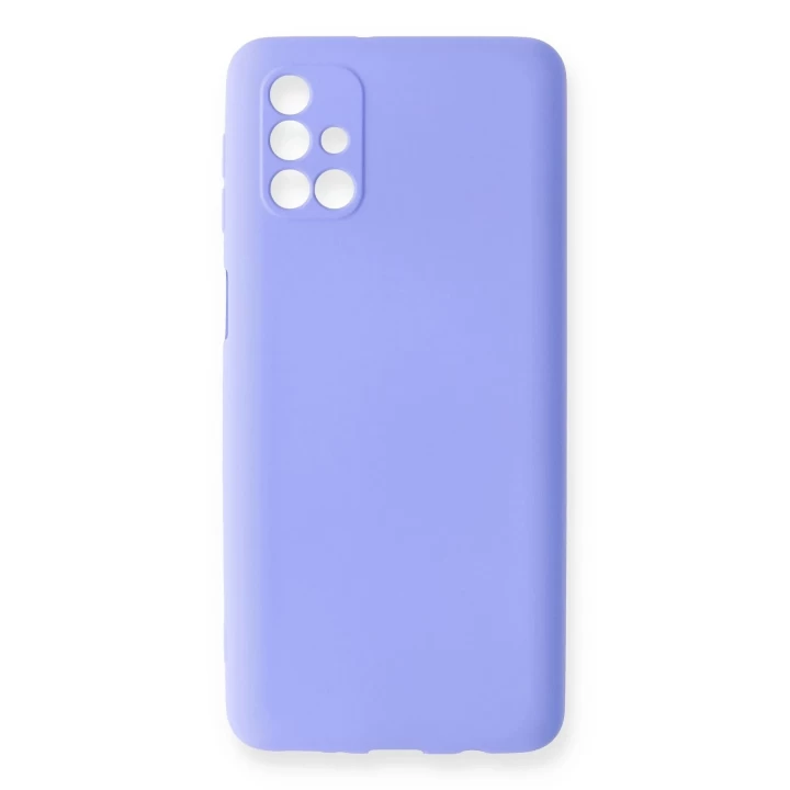 Samsung Galaxy M31S Kılıf First Silikon - Lila