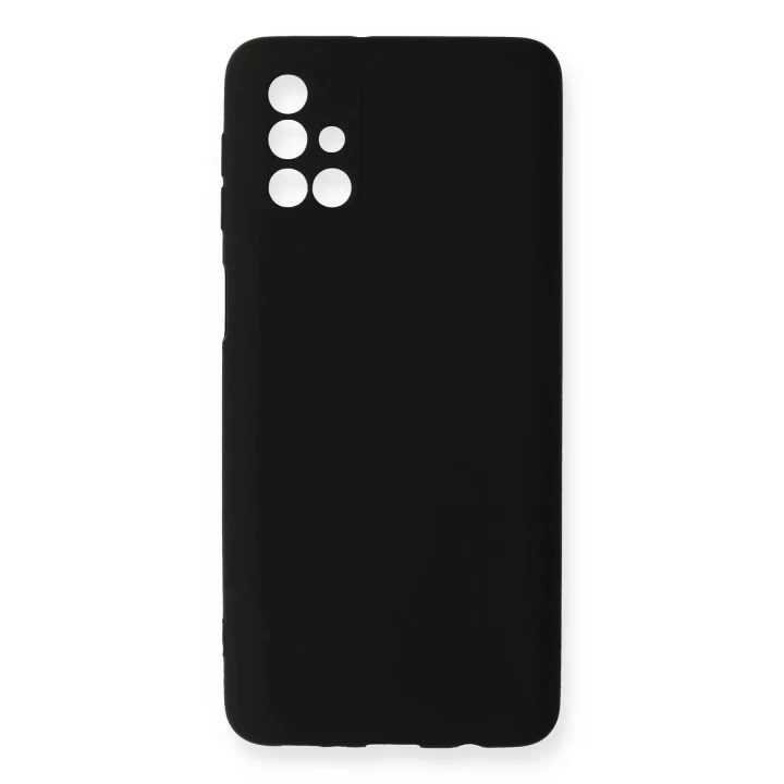Samsung Galaxy M31S Kılıf First Silikon - Siyah