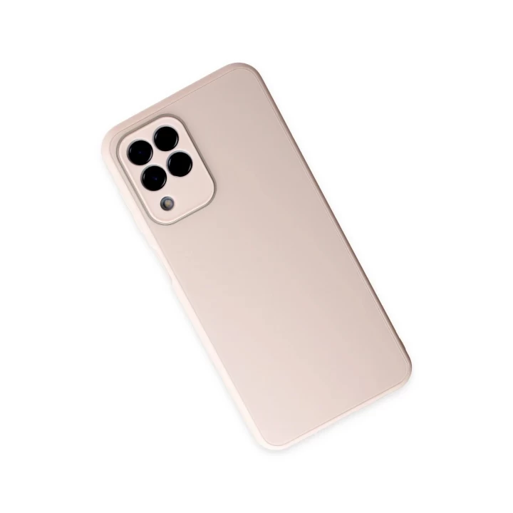 Samsung Galaxy M33 Kılıf Glass Kapak - Pembe