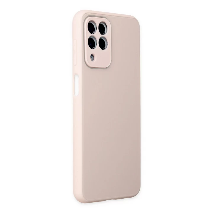 Samsung Galaxy M33 Kılıf Glass Kapak - Pembe