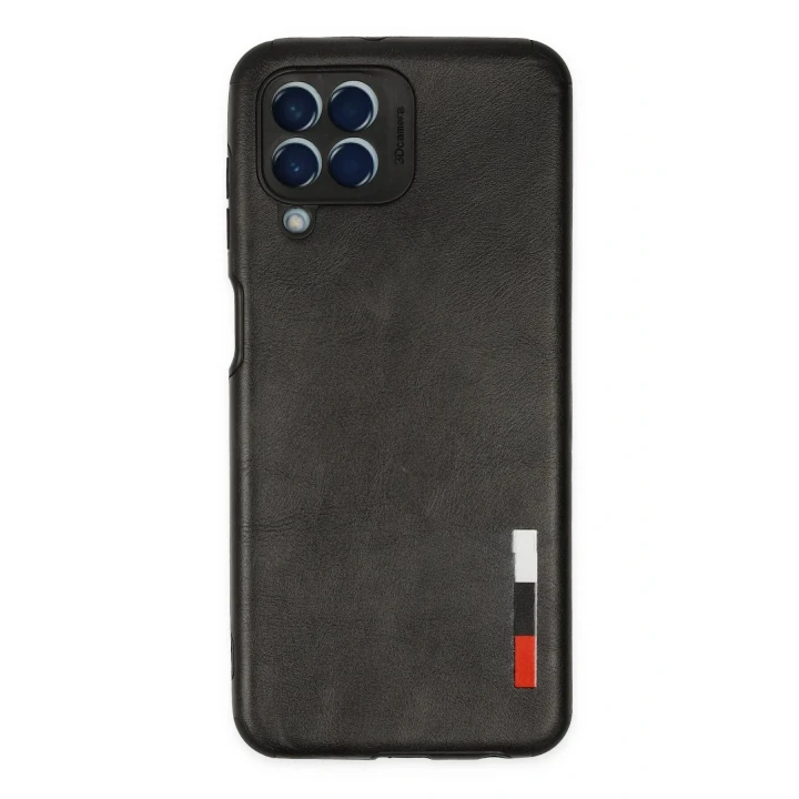 Samsung Galaxy M33 Kılıf Loop Deri Silikon - Siyah