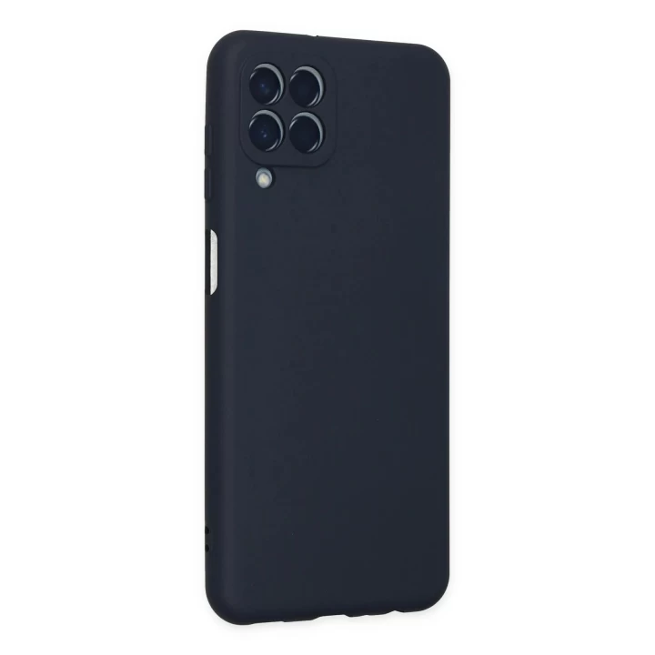Samsung Galaxy M33 Kılıf Nano içi Kadife Silikon - Lacivert