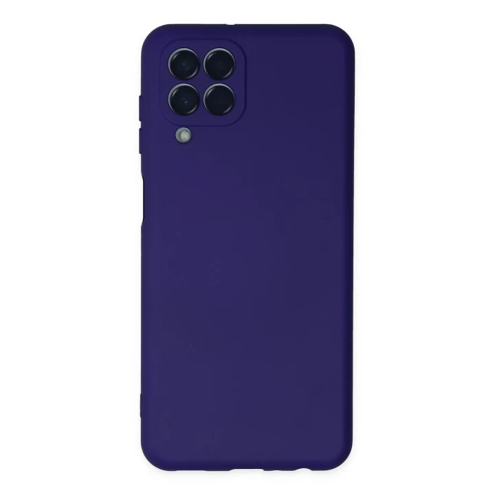 Samsung Galaxy M33 Kılıf Nano içi Kadife Silikon - Mor