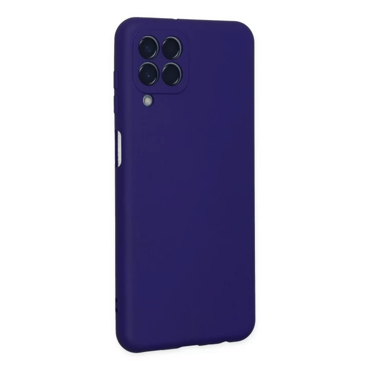 Samsung Galaxy M33 Kılıf Nano içi Kadife Silikon - Mor