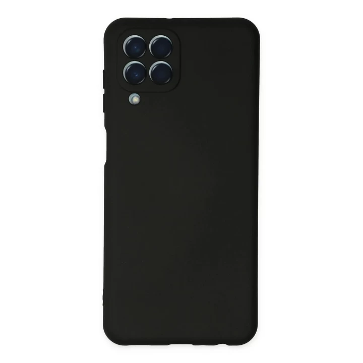 Samsung Galaxy M33 Kılıf Nano içi Kadife Silikon - Siyah