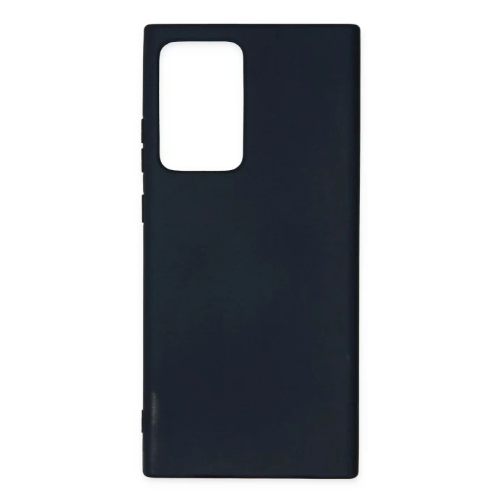 Samsung Galaxy Note 20 Ultra Kılıf Nano içi Kadife Silikon - Lacivert