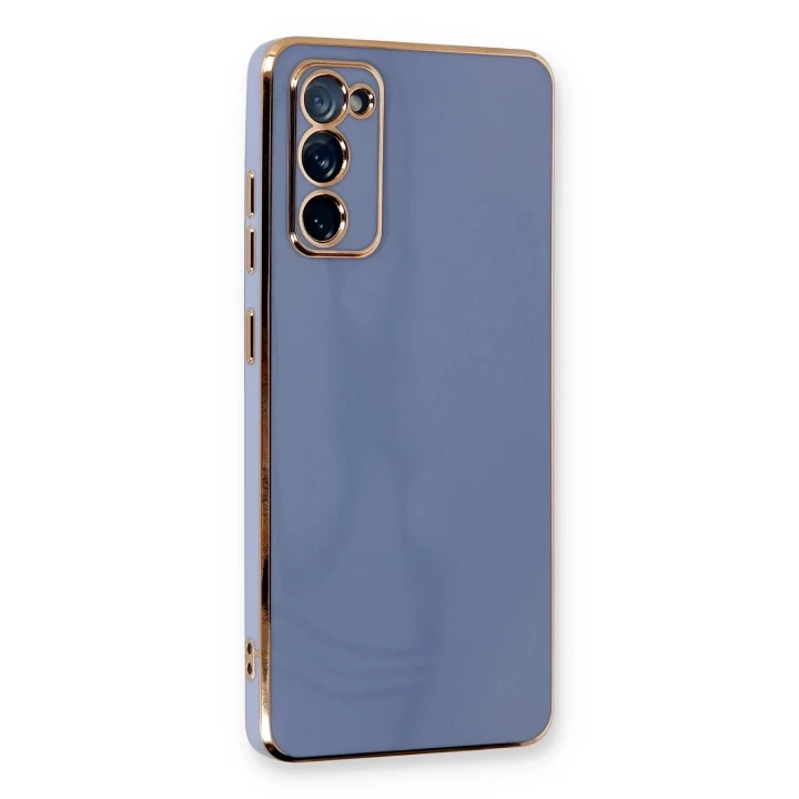 Samsung Galaxy S20 FE Kılıf Volet Silikon - Mavi