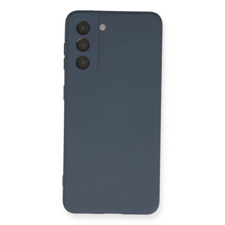 Samsung Galaxy S21 Kılıf Nano içi Kadife Silikon - Gri