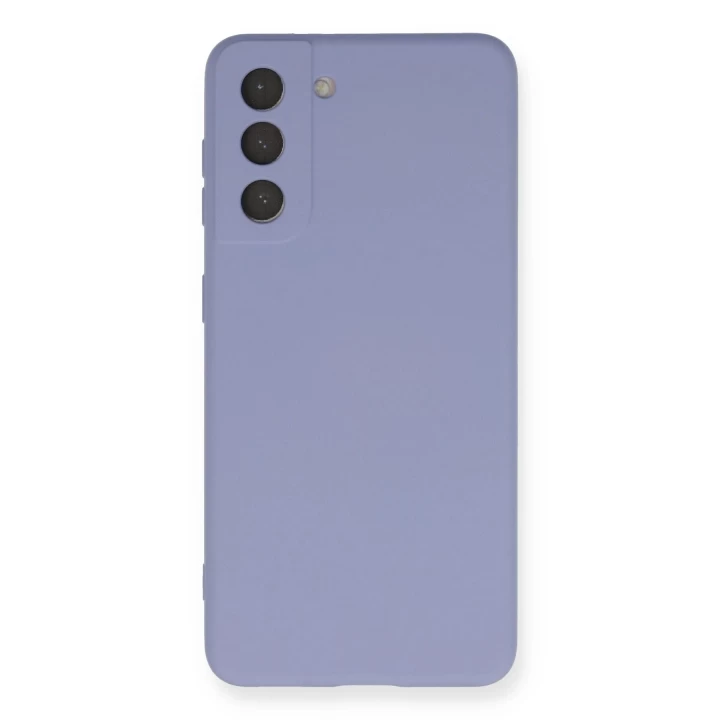 Samsung Galaxy S21 Kılıf Nano içi Kadife Silikon - Lila