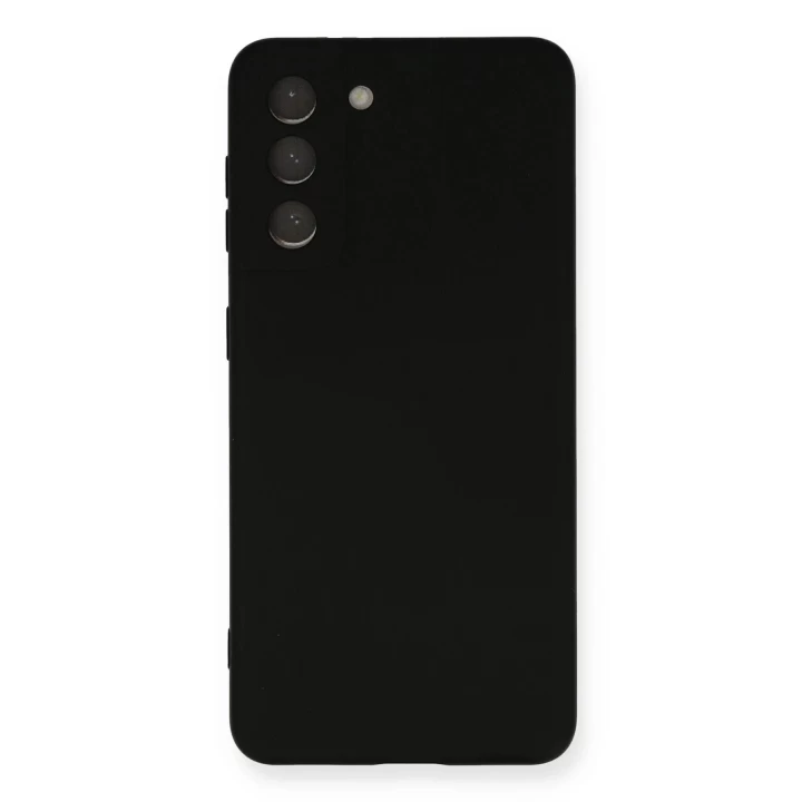 Samsung Galaxy S21 Kılıf Nano içi Kadife Silikon - Siyah