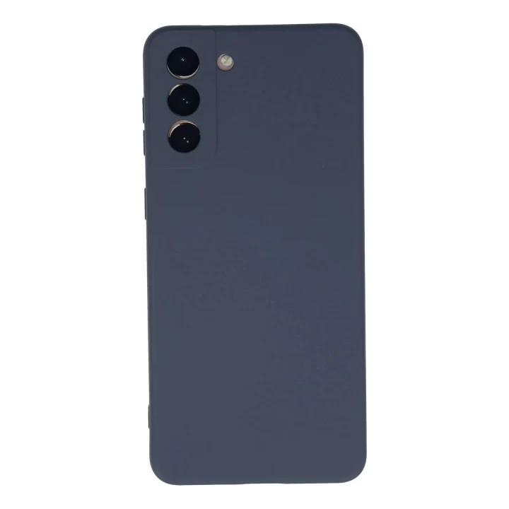 Samsung Galaxy S21 Plus Kılıf Nano içi Kadife Silikon - Gri