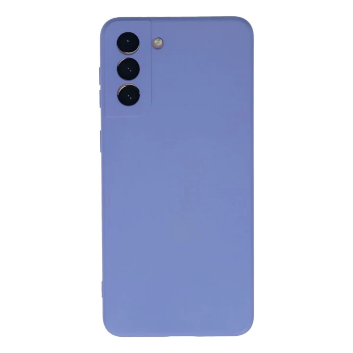 Samsung Galaxy S21 Plus Kılıf Nano içi Kadife Silikon - Lila