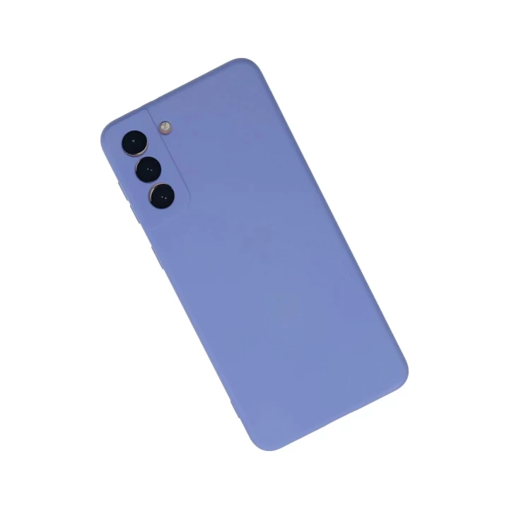 Samsung Galaxy S21 Plus Kılıf Nano içi Kadife Silikon - Lila