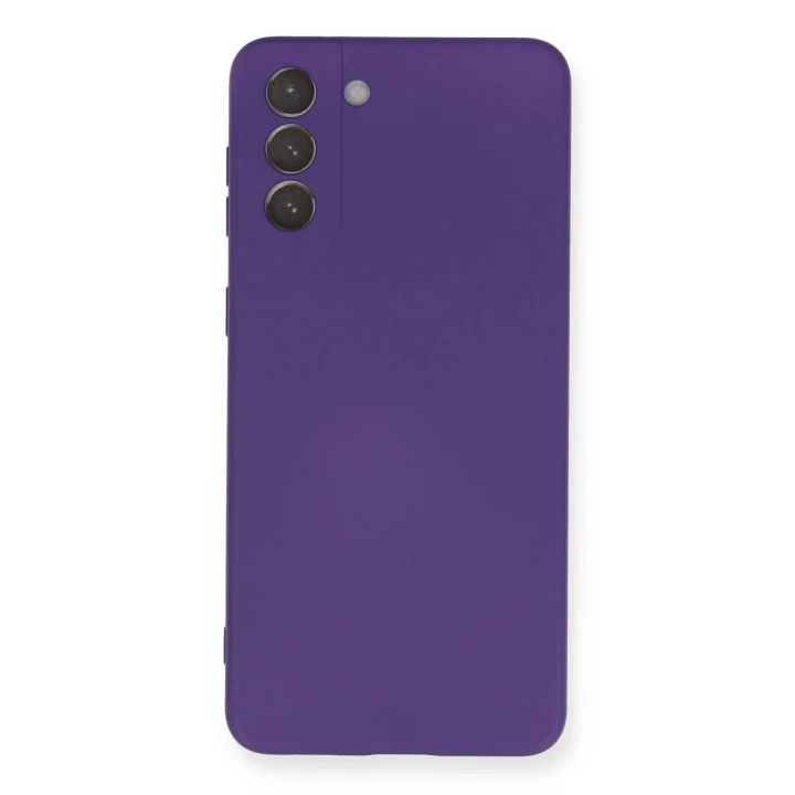 Samsung Galaxy S21 Plus Kılıf Nano içi Kadife Silikon - Mor