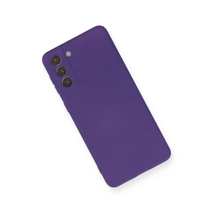 Samsung Galaxy S21 Plus Kılıf Nano içi Kadife Silikon - Mor