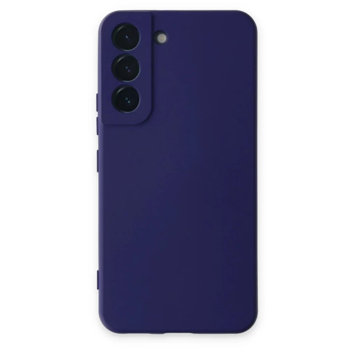 Samsung Galaxy S22 Kılıf Nano içi Kadife Silikon - Mor