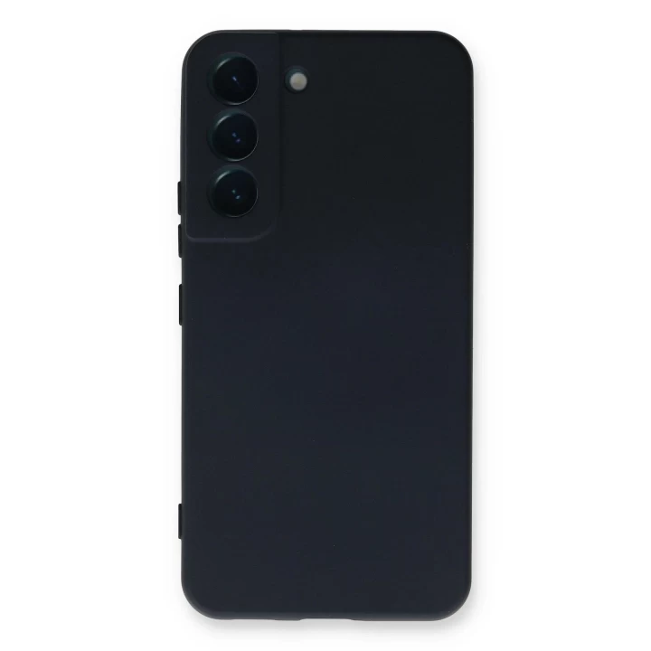 Samsung Galaxy S22 Plus Kılıf Nano içi Kadife Silikon - Lacivert
