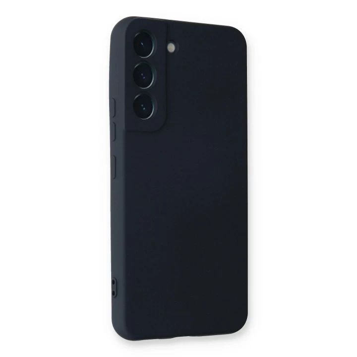 Samsung Galaxy S22 Plus Kılıf Nano içi Kadife Silikon - Lacivert