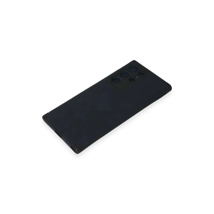 Samsung Galaxy S22 Ultra Kılıf Loop Deri Silikon - Lacivert