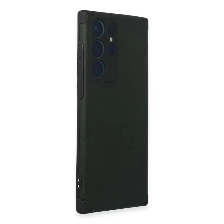 Samsung Galaxy S22 Ultra Kılıf Loop Deri Silikon - Yeşil