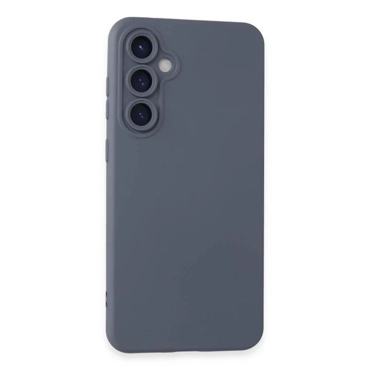 Samsung Galaxy S23 FE Kılıf Nano içi Kadife Silikon - Gri