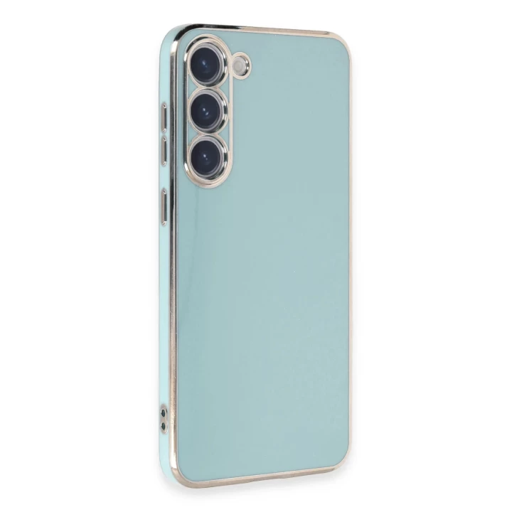 Samsung Galaxy S23 Kılıf Volet Silikon - Açık Yeşil