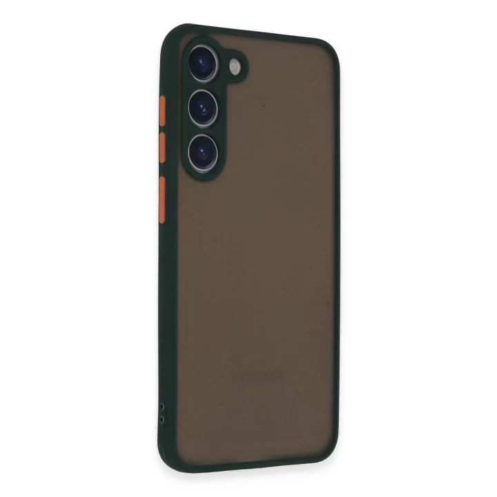 Samsung Galaxy S23 Plus Kılıf Montreal Silikon Kapak - Yeşil