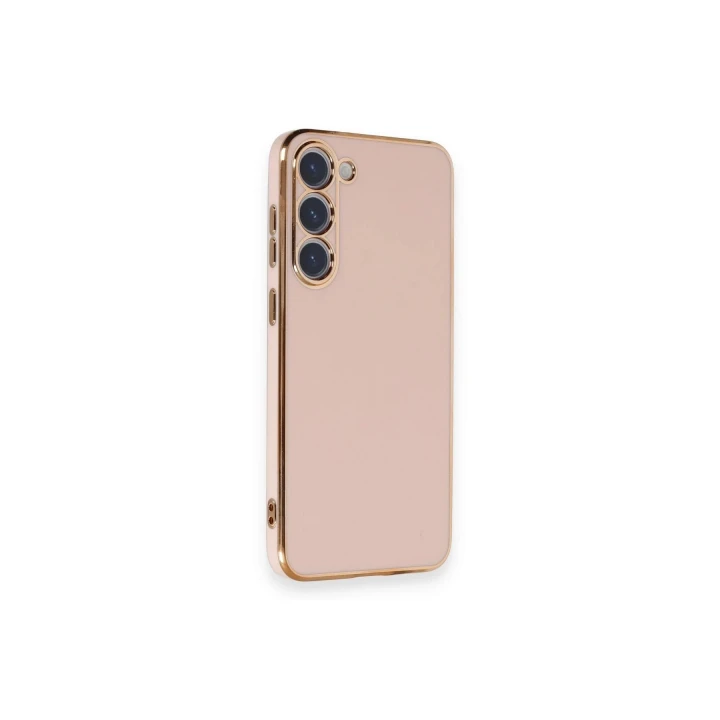 Samsung Galaxy S23 Plus Kılıf Volet Silikon - Pembe