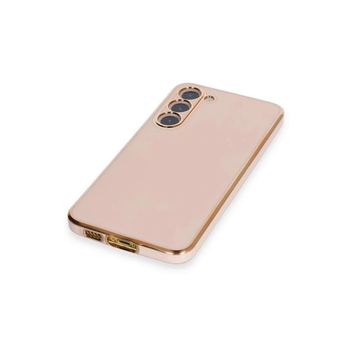 Samsung Galaxy S23 Plus Kılıf Volet Silikon - Pembe