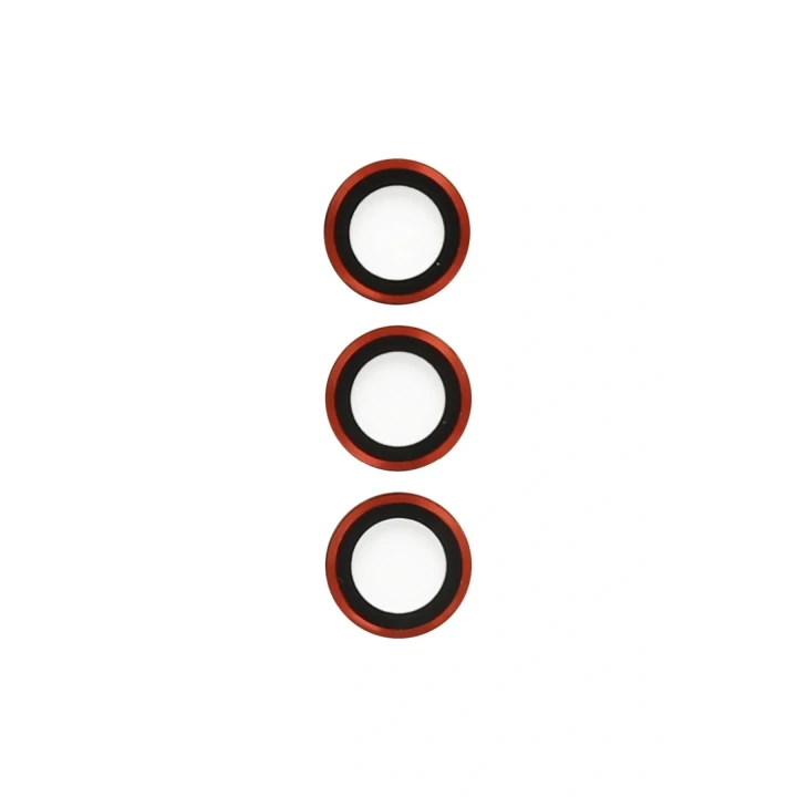 Samsung Galaxy S23 Plus Metal Kamera Lens - Kırmızı