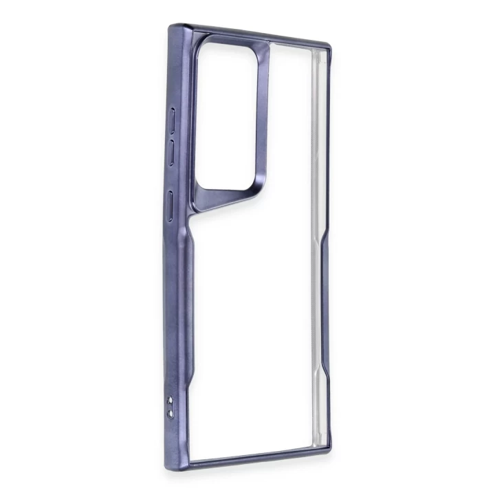 Samsung Galaxy S23 Ultra Kılıf Boyi Silikon Kapak - Lacivert