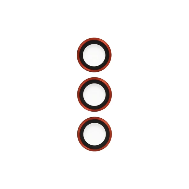 Samsung Galaxy S23 Ultra Metal Kamera Lens - Kırmızı