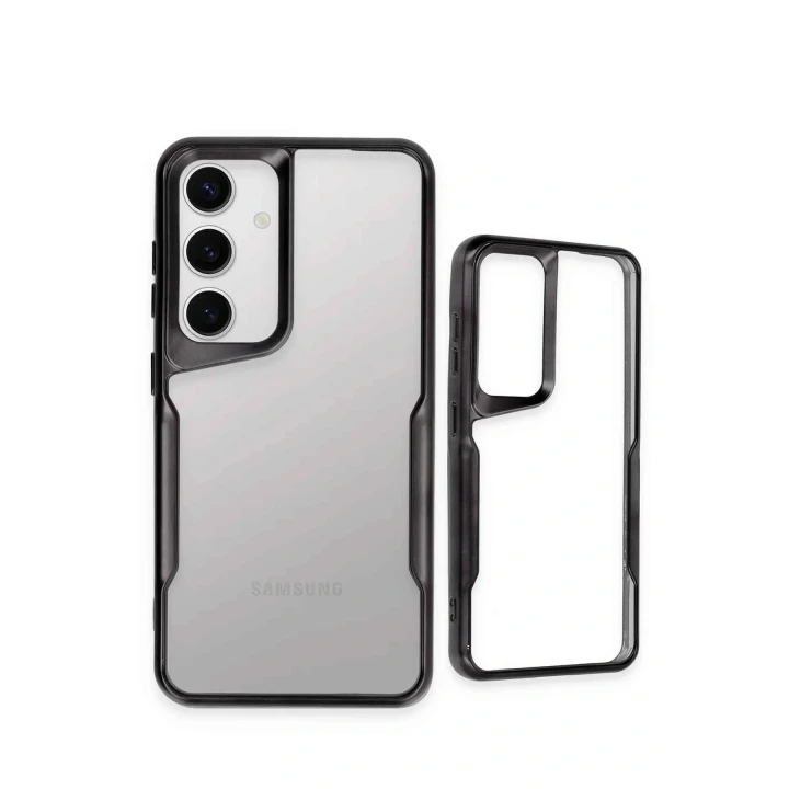 Samsung Galaxy S24 Kılıf Boyi Silikon Kapak - Gümüş