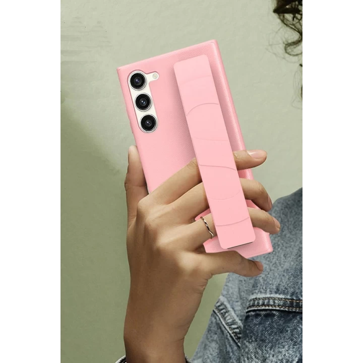 Samsung Galaxy S24 Kılıf Data Kapak - Pudra