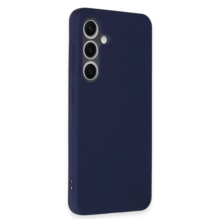 Samsung Galaxy S24 Kılıf First Silikon - Lacivert
