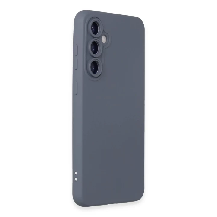 Samsung Galaxy S24 Kılıf Nano içi Kadife Silikon - Gri