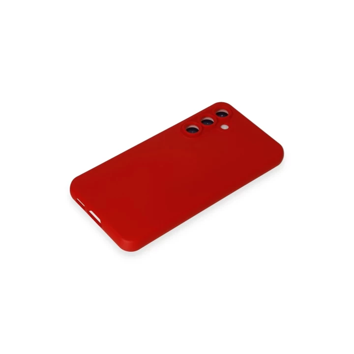 Samsung Galaxy S24 Kılıf Nano içi Kadife Silikon - Kırmızı