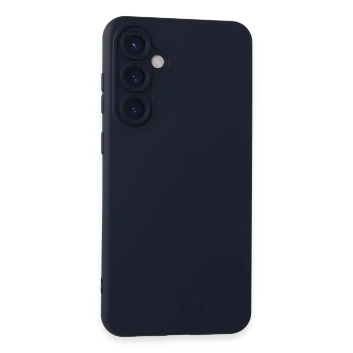 Samsung Galaxy S24 Kılıf Nano içi Kadife Silikon - Lacivert